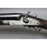 Midland Gun Company, a 12 bore side by side hammer shotgun, with 30" steel barrels,