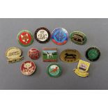 Twelve hunt badges, to include Pennine Foxhounds, Cumberland Farmers Foxhounds,