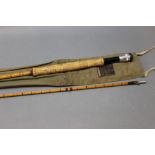 Hardy The Perfection split cane trout fly rod Palakona, in two sections, 10' 6".