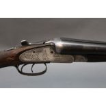 Darlow Norwich a 12 bore side by side shotgun, with 30" sleeved barrels,