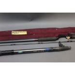 Abu a bait casting rod, in two sections, 9' 6",