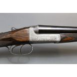 Westley Richards & Co London, a 12 bore side by side shotgun, with 30" barrels,