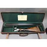 Westley Richards & Co, The Heronshaw 12 bore side by side shotgun, with 28" barrels,