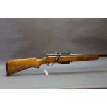 A Stephens model 58 12 bore bolt action shotgun, with magazine, welded, having a 25" barrel,