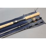 Bruce & Walker, Norway Speycaster salmon fly rod, in three sections, 15', line 9-10.