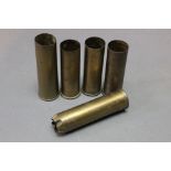 * Five 4 bore metallic shotgun cartridges, to include a Kynoch Perfect.