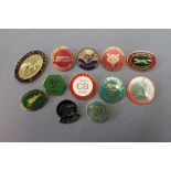 Twelve Foxhound and Beagle badges, to include Swaffham Coursing Club, Catterick Beagles,
