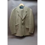 A Derby tweed three piece shooting suit, comprising jacket, waistcoat and breeks,