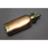 * G & J.W. Hawksley Sheffield, a three way pistol powder flask, 13 cm.