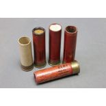 * Five 4 bore shotgun cartridges, to include Eley. SHOTGUN CERTIFICATE REQUIRED.