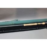 Snowbee Prestige XS trout fly rod, in two sections, 10', line 8 with hard rod tube.