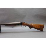 Monte Carlo a 12 bore side by side shotgun, with 28" barrels, improved and half choke,
