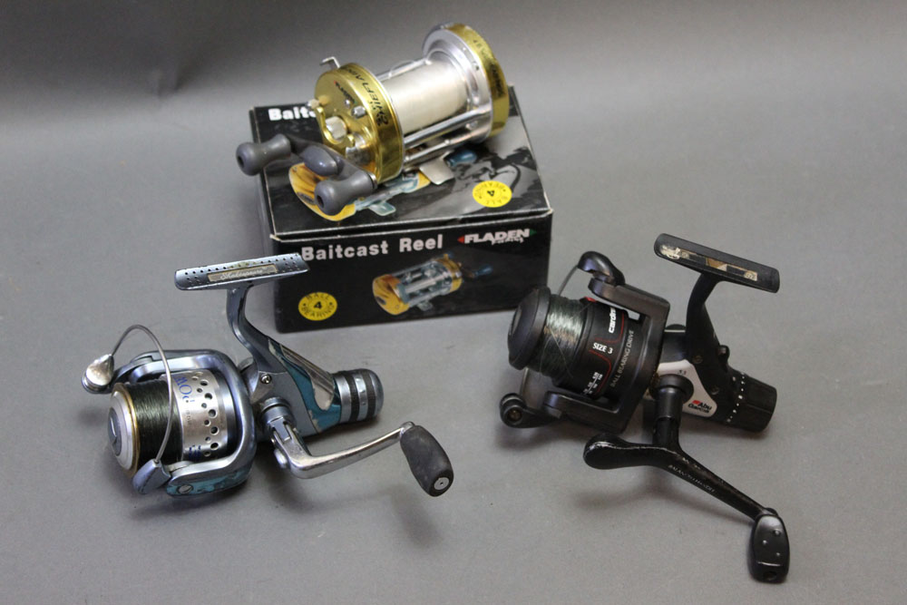 A Fladen Surf Chieftain 60 bait casting reel,