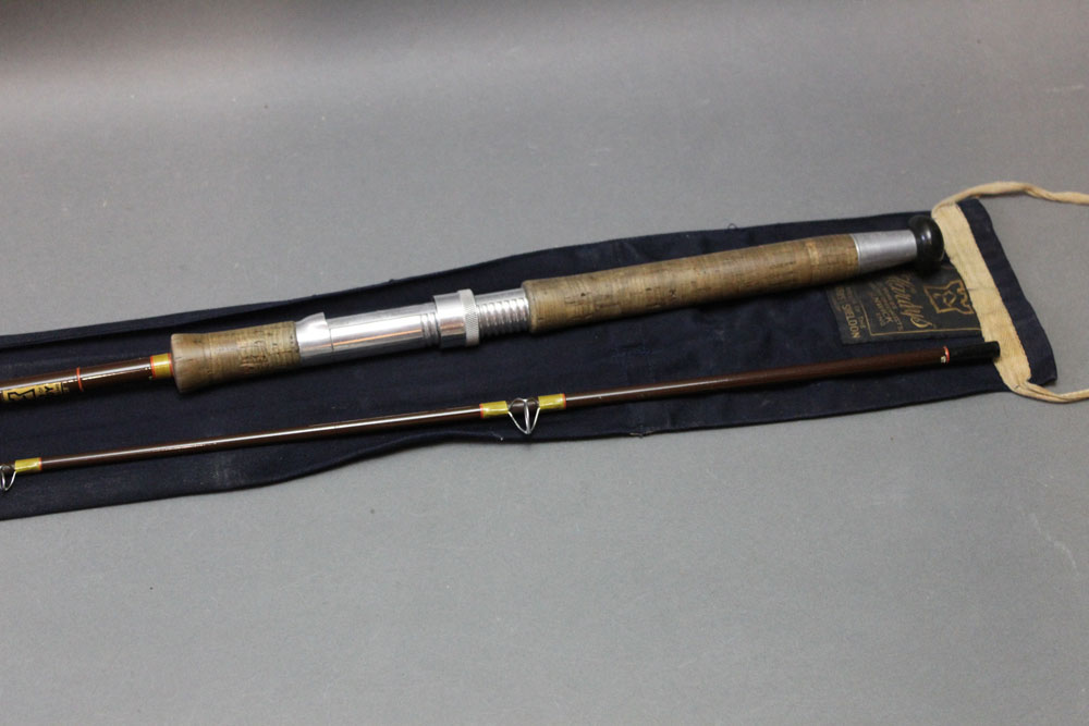 Hardy Fibalite spinning rod, in two sections, 7'.