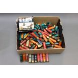 A box of collectors paper and plastic shotgun cartridges,