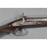 * Monck of Stamford a percussion muzzle loading shotgun, with 29 1/2" barrel,