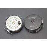 Sharpes of Aberdeen, two The Gordon Salmon fly reels, 3 3/4".