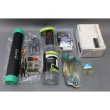 A quantity of course fishing tackle, to include floats, Predator Rig bin containing tracers,
