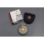 Hardy Golden JLH trout fly reel, limited edition No. 007, with original box and spare spool.