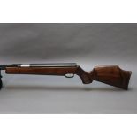 Weihrauch HW97K cal .22 underlever air rifle, overall length 39 1/2". Serial 1510003.