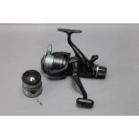A Shimano bait runner Aero 5000 RE with spare spool.