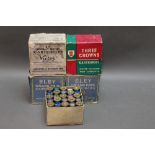 * Five boxes of 16 bore shotgun cartridges, various makes, various sizes, paper and plastic cases,