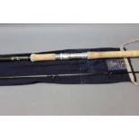 Hardy, Hardy's Favourite Graphite spinning rod, in two sections. 11'.