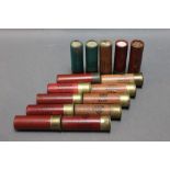 * Fifteen Eley and other 8 bore shotgun cartridges, paper and plastic cases.