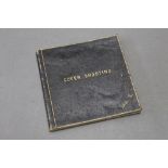 * A leather bound game book belonging to RJ Jefferson, Springfield Farm, Bigrigg,