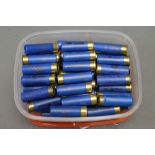 A box of 16 bore cartridges, lead and steel. SHOTGUN CERTIFICATE REQUIRED.
