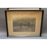 Two hunt photographs of The Melbreak Foxhounds, the early black and white 24 x 19 cm,