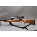Original model 45 cal 22 break barrel air rifle, stamped Made in West Germany,