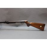 * BSA improved model D cal 177 under lever air rifle, with a 19 1/2" barrel,