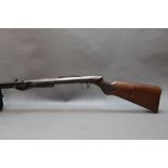 * BSA standard cal 22 under lever air rifle, with a 19 1/2" barrel, 45" overall,