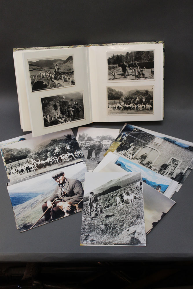 A collection of foxhunting postcards, Eskdale, Ennerdale, Blencathra,