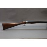 Army & Navy CSL, a 20 bore side by side shotgun, with 26" barrels, cylinder and half choke,