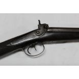 * J Walker (probably Joseph Walker of Workington & Maryport) a muzzle loading percussion shotgun,