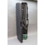 Franchi a plastic gun case fitted for a semi automatic shotgun.