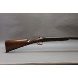 A Gunmark Sable 12 bore side by side shotgun, with 26" barrels, cylinder and quarter choke,