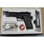 A GSG 92 cal 177 BB air pistol, with box instructions etc. Serial no. W01090729283.