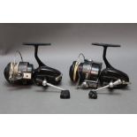 Two Mitchell 300S fixed spool reels.