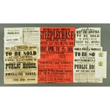 A Whitehaven and West Cumberland Steeplechase Hurdle and Hunters Flat Race Meeting 1889 poster,