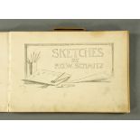 A First World War prisoner of war sketchbook by P.O.W.