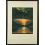 After Susan E Jameson (born 1944), "Lakeland Lightning II", limited edition print, No.