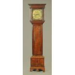 An 18th century oak cased 30 hour clock by John Lawrence of Lancaster,