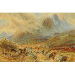 Matthews (19th century), watercolour, "Ben Ledi, Perthshire".