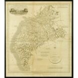 John Cary, engraving, "A new map of Cumberland", 53 cm x 47 cm, printed by J Cary, London,