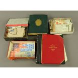 Two albums of GB and world stamps, mostly pre-war, Victorian penny reds, two penny blues,