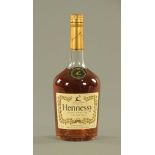 A 1 litre bottle of Hennessey VS Cognac.