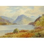 Albert Rosser (1899-1985), a watercolour "Buttermere". 17.5 cm x 25 cm, framed (see illustration).